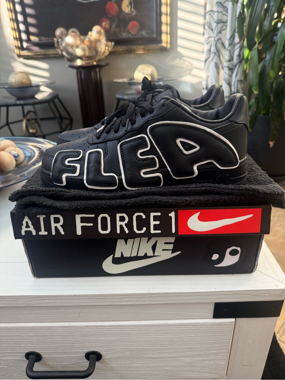 Black Cactus Plant Flea Market Air Force 1